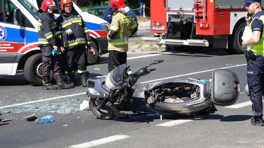 Wypadek w Koszalinie miał miejsce około godz. 15. Doszło do...