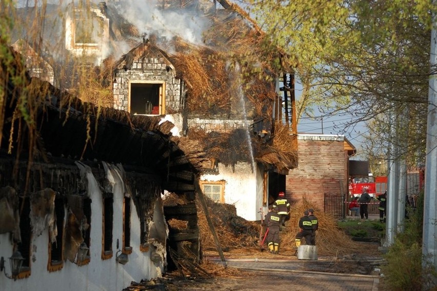Pożar w Białowieży - zdjęcia Czytelnika