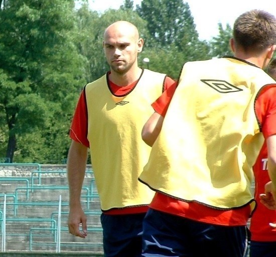 Trening Wisły Kraków na Stadionie Ludowym w Sosnowcu