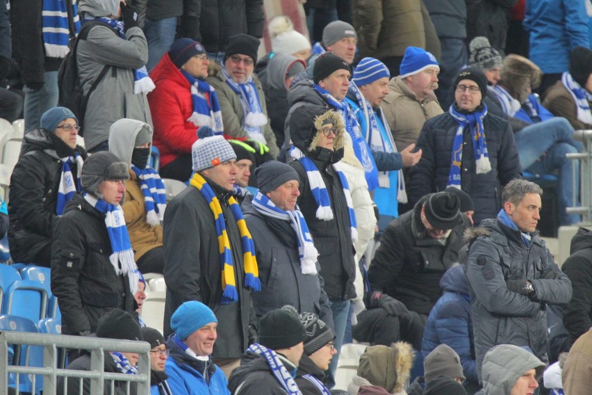 Kibice na meczu Lech Poznań-Lechia Gdańsk