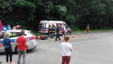 Groźny wypadek w Jastrzębiu. Motorowerzysta trafił do szpitala [ZDJĘCIA]
