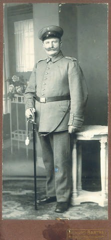 Józef Kałas w mundurze wojskowym - ok.1920 r.