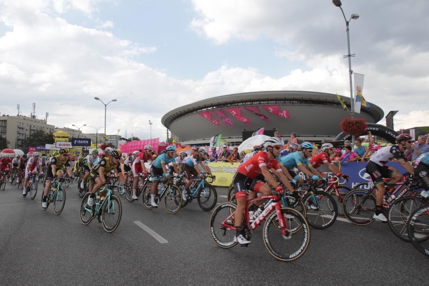 05082018 katowice tour de pologne przejazd katowice spodek...