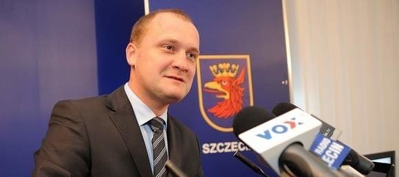 Prezydent Szczecina Piotr Krzystek