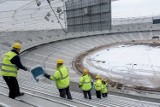 Stadion Śląski: Kamera pokazuje prace. Co minutę nowe zdjęcie w internecie