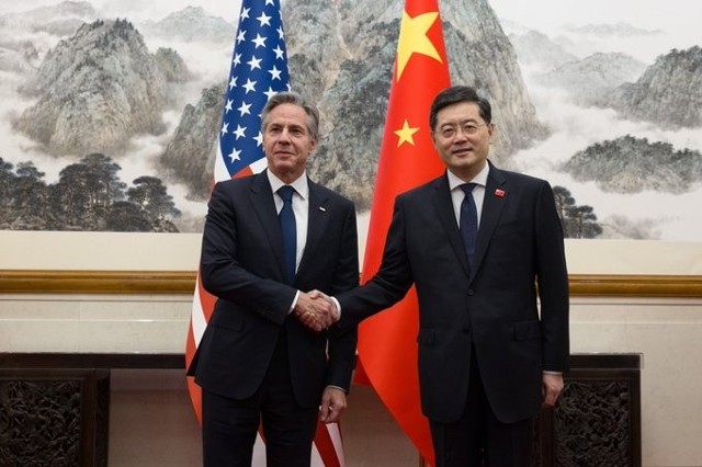 Brak przełomu w stosunkach między Chinami i USA po pierwszym dniu wizyty Blinkena w Chinach