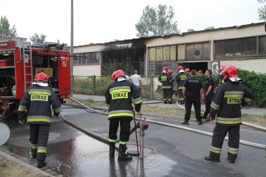 Wrocław: Duży pożar na Kwidzyńskiej (ZDJĘCIA)