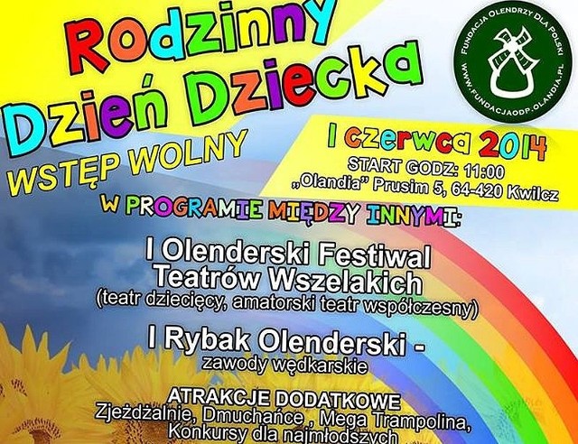 W niedzielę w ośrodku Olandia w Prusimiu odbędzie się Dzień Dziecka. W programie m.in. występ znanego zespołu Lombard.