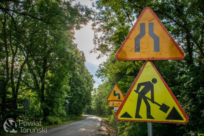 Wizytacja terenu budowy drogi powiatowej pomiędzy Młyńcem I,...