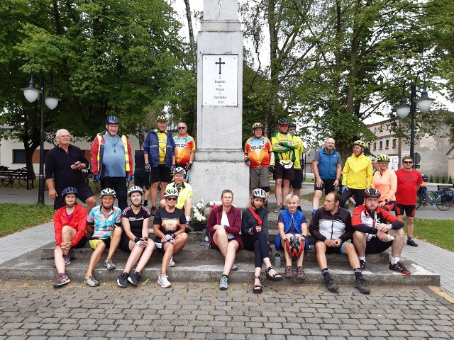 Klub Turystyki Rowerowej "Goplanie" z Kruszwicy był organizatorem rajdu rowerowego Szlakiem św. Jakuba do Trzemeszna