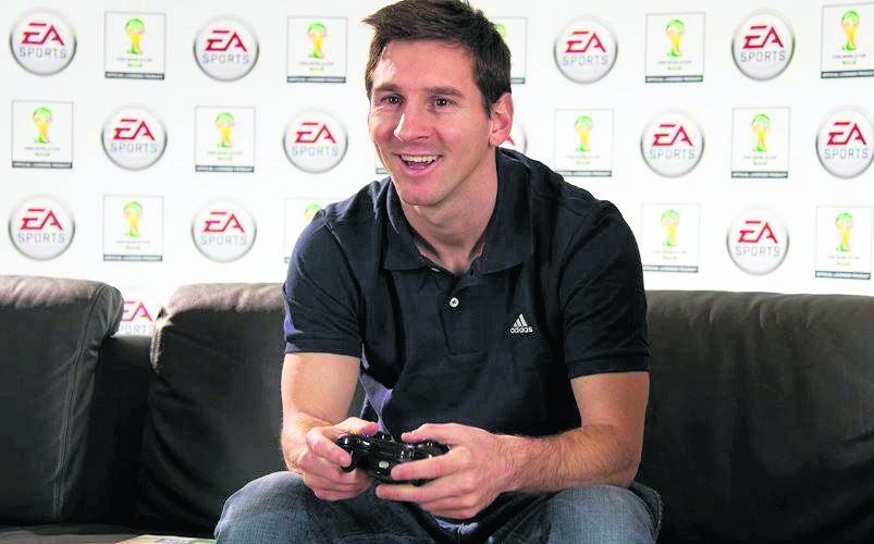 Lionel Messi, fan grania na konsoli (i również mistrz w tej...