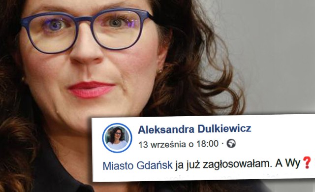 Zdjęcie Aleksandry Dulkiewicz z podpisem „ja już oddałam swój głos” umieszczone 10 dni wcześniej na prezydenckim FB to tylko pomyłka nadgorliwego pracownika. Może i tak, ale wiarygodności wizerunku PAD w mediach społecznościowych to nie podnosi.