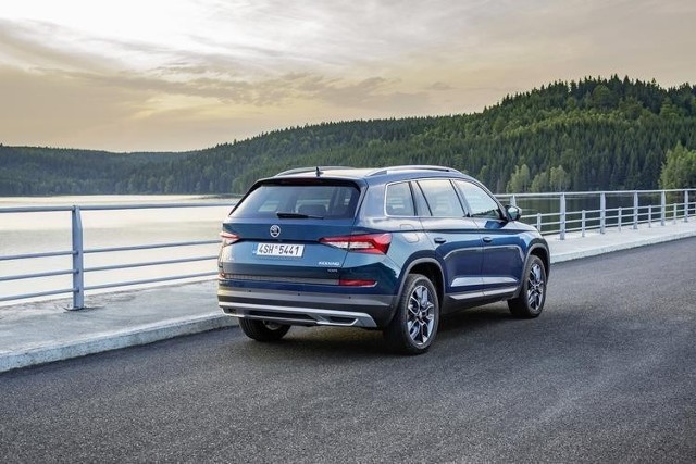 Skoda Kodiaq Scout Model Kodiaq Scout  dostępny jest w sześciu kombinacjach napędowych (1.4 TSI 150 KM ze skrzynią manualną, 1.4 TSI 150 KM DSG, 2.0 TSI 180 KM DSG, 2.0 TDI 150 KM, 2.0 TDI 150 KM DSG, 2.0 TDI 190 KM DSG).Fot. Skoda