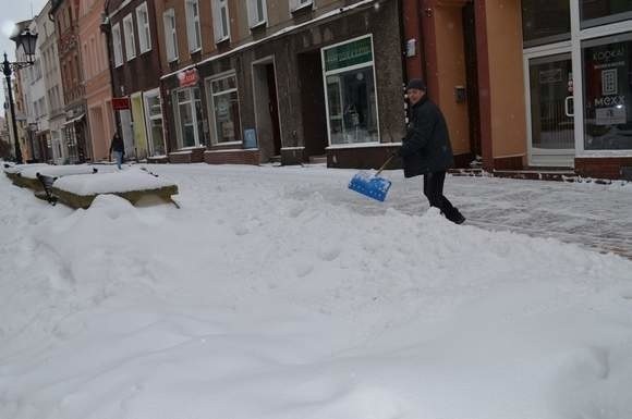 Tak wyglądały ulice Chojnic 19 marca