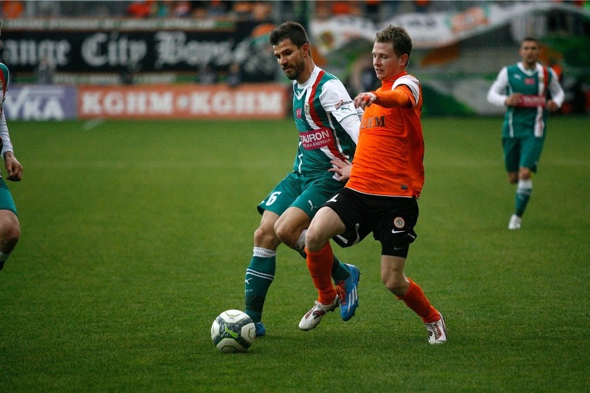 Zagłębie - Śląsk 2:2. Derby na remis. Śląsk wyrównał w osłabieniu (ZDJĘCIA, RELACJA)