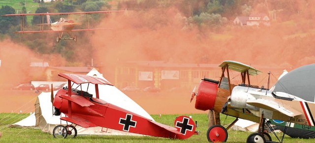 Czeska grupa pilotów dała najciekawszy pokaz bitewny z czasów pierwszej wojny światowej