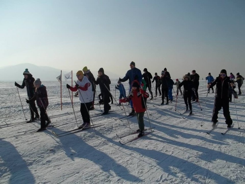 Coraz więcej osób biega na nartach. W Bielsku-Białej robią to na lotnisku [ZDJĘCIA]