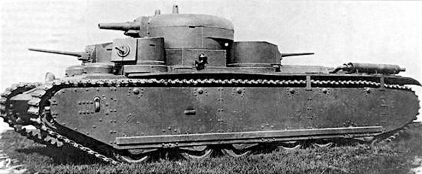 Sowiecki ciężki czołg T-35: ten mastodont był jednym z...