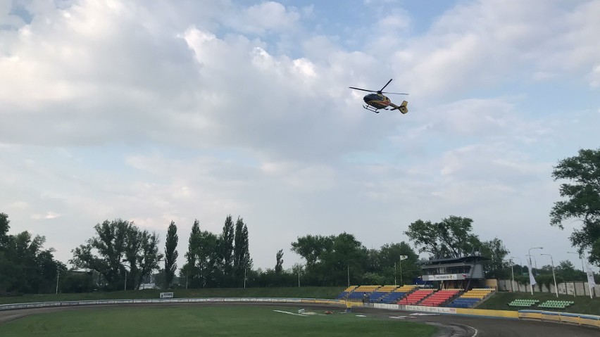 Wypadek na stadionie Kolejarza Opole.