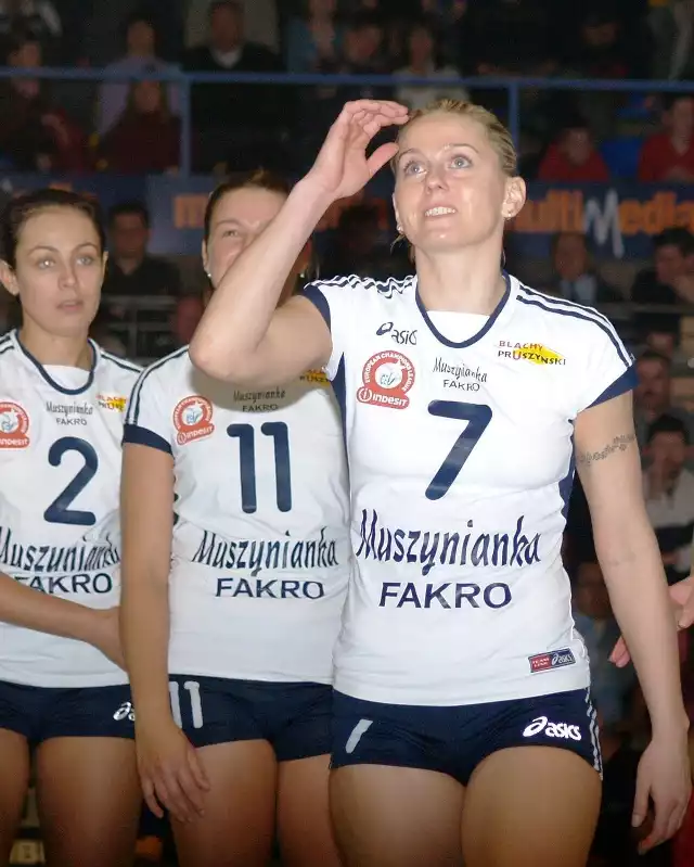Ewa Cabajewska (nr 7) z Muszynianką zdobyła mistrzostwo Polski
