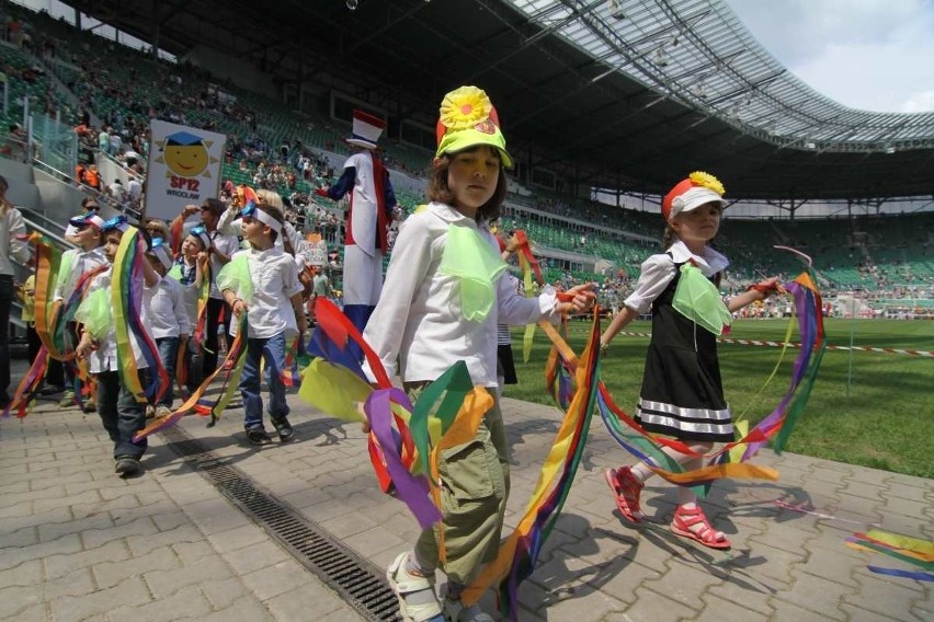 Wrocław: Dzień Przedszkolaka na Stadionie Miejskim (ZDJĘCIA, FILM)