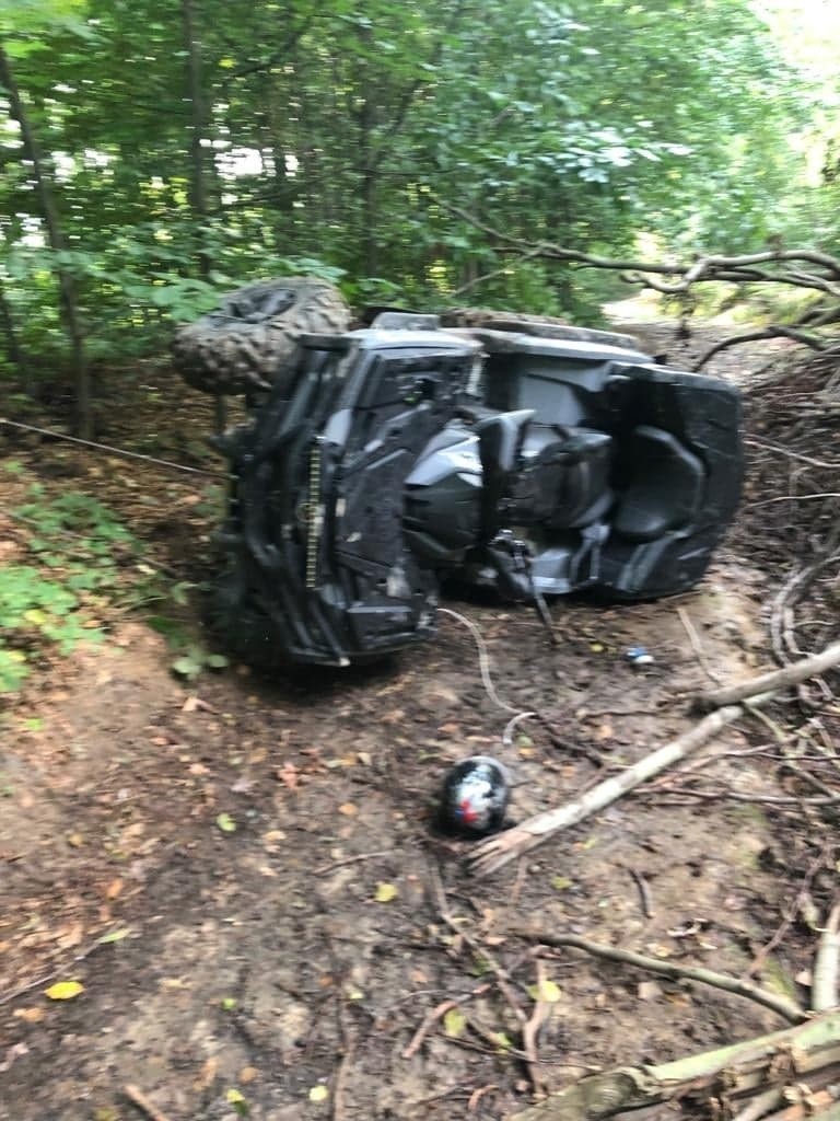 Radziszów, Głogoczów. Groźny wypadek quada. Poszkodowane małe dziecko