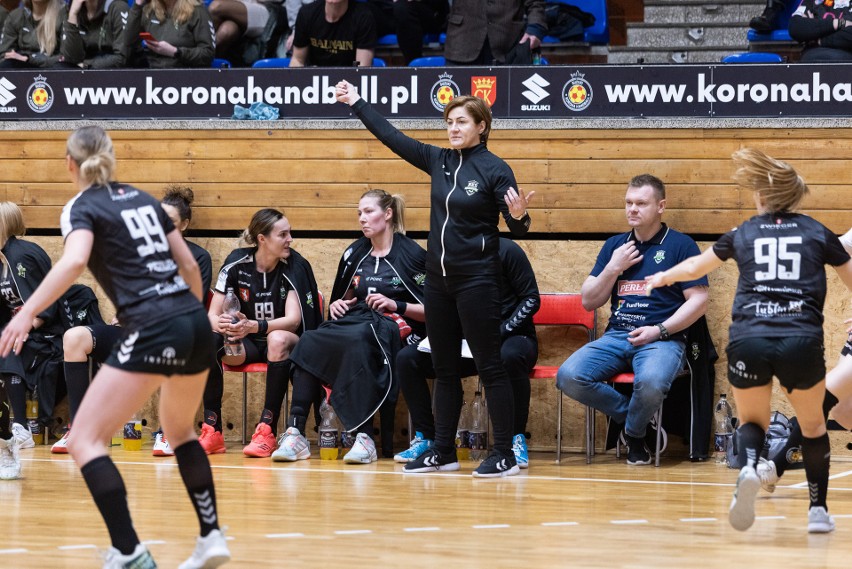 Problemów nie było. Okazałe zwycięstwo szczypiornistek MKS FunFloor Perła Lublin w Kielcach z Koroną Handball