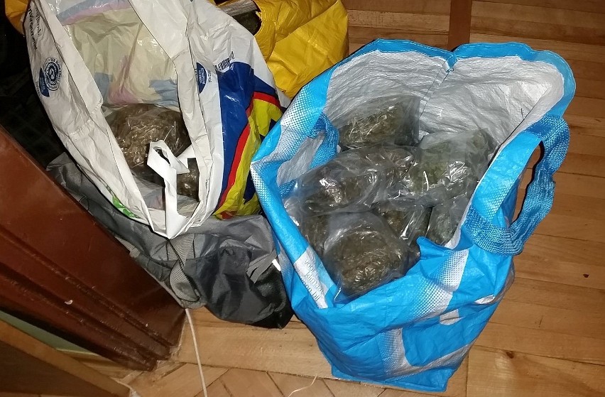 Policjanci z Białegostoku zatrzymali dilera z prawie 4 kg...