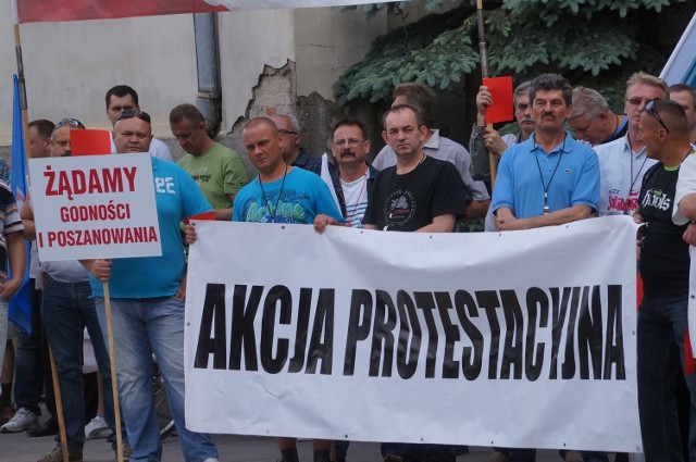 Niedawno (17 czerwca) związkowcy protestowali w obronie miejsc pracy w zakładach spółki Soda Polska Ciech 