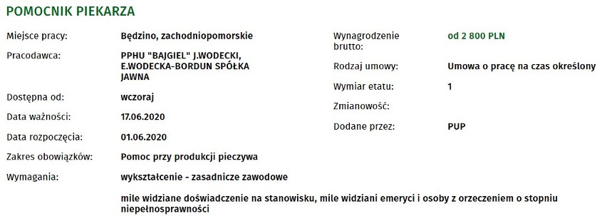 40 ofert pracy w Koszalinie i okolicach. Sprawdź zarobki, warunki! 
