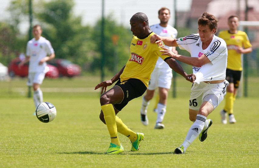 Aristide Bahin zdobył pierwszego gola dla Widzewa.