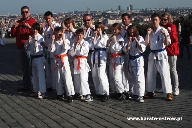 Przy okazji wyjazdu na zawody karatecy zwiedzili praskie...