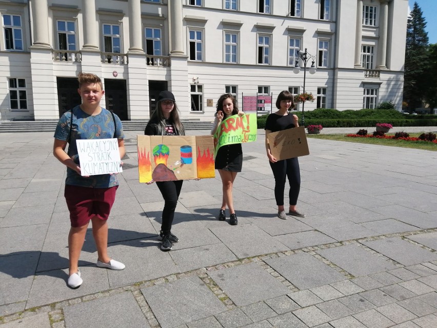 Wakacyjny Strajk Klimatyczny w Radomiu. Protestowali przeciw zmianom klimatu 