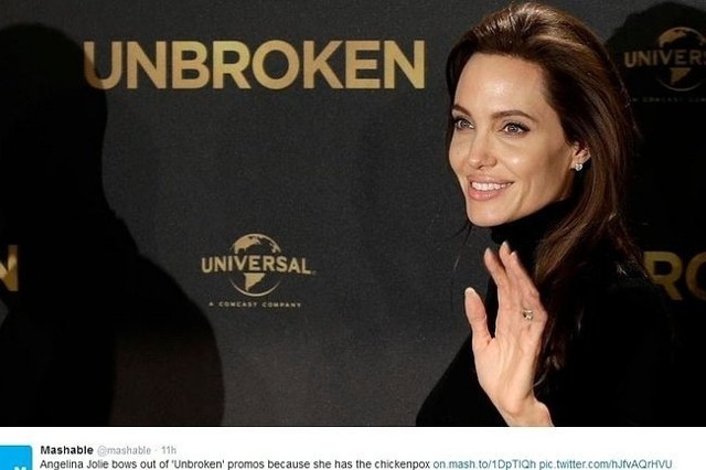 Angelina Jolie (fot. screen z Twitter.com)