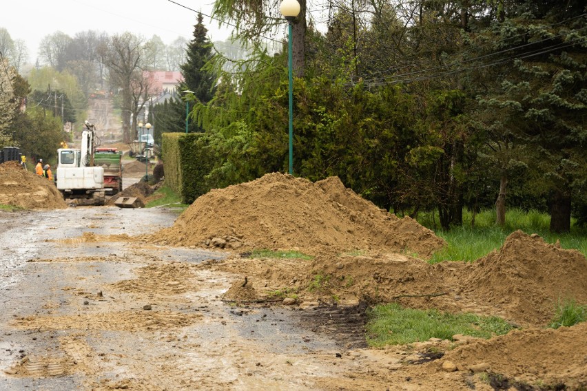 Ruszyła przebudowa ulicy Kazimierza Wielkiego w Łańcucie [ZDJĘCIA]