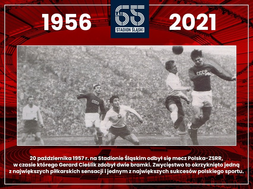 Stadion Śląski obchodzi 65-lecie powstania....