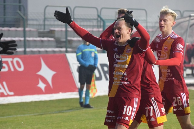 Chojniczanka Chojnice wygrała ostatni mecz II ligi w 2023 roku z Akademią ŁKS Łódź