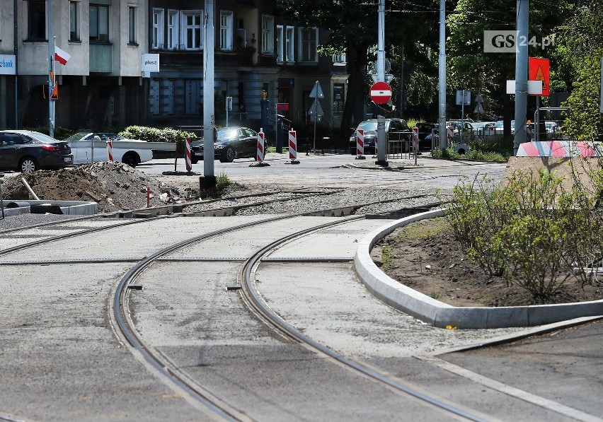 Zdjęcia z przebudowy pl. Szarych Szeregów w Szczecinie