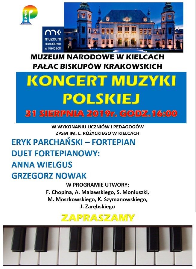 Koncert fortepianowy w Pałacu Biskupów Krakowskich