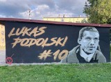 Górnik Zabrze. Łukasz Podolski już ma swój mural ZDJĘCIA Torcida pochwaliła się swoim graffiti. Jak zareagował „Poldi”?