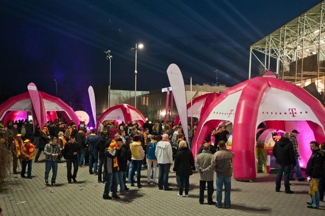 Zabawa kibiców w T-Mobile Fan Zone