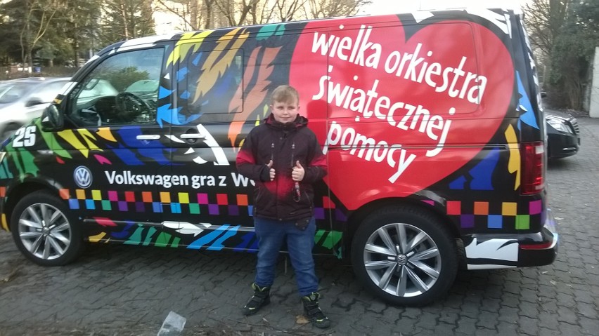 Igor Kadela uczeń 5 klasy w Samorządowym Zespole Szkół...