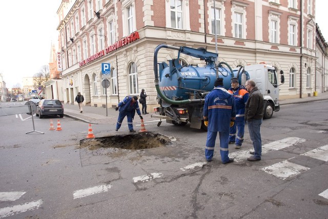 Awaria wodociągów w Słupsku.