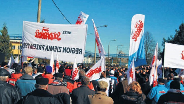 Przez lata w Fabryce Wagonów w Gniewczynie dochodziło do wielu protestów.