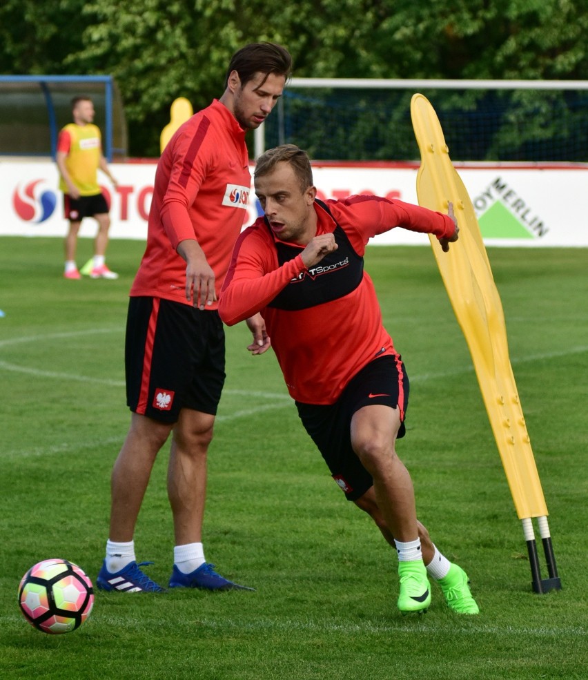 Trening reprezentacji Polski przed meczem eliminacyjnym...