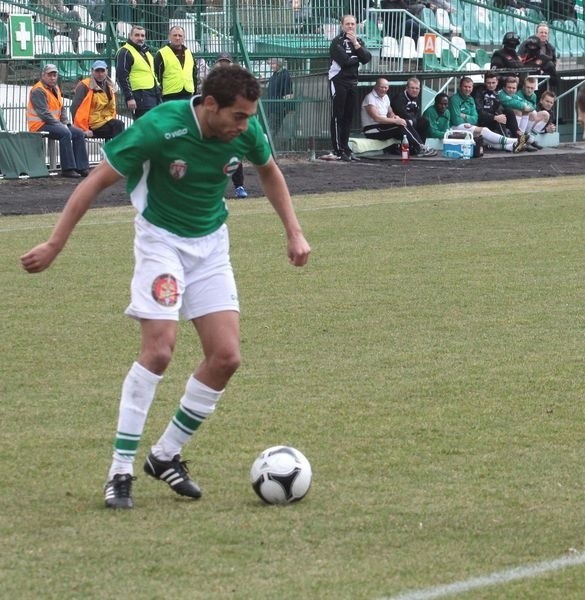 Jedną z bramek dla Radomiaka strzelił Rossi Leandro.