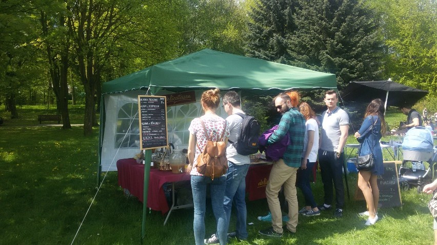 Śniadanie na trawie w Parku Śląskim