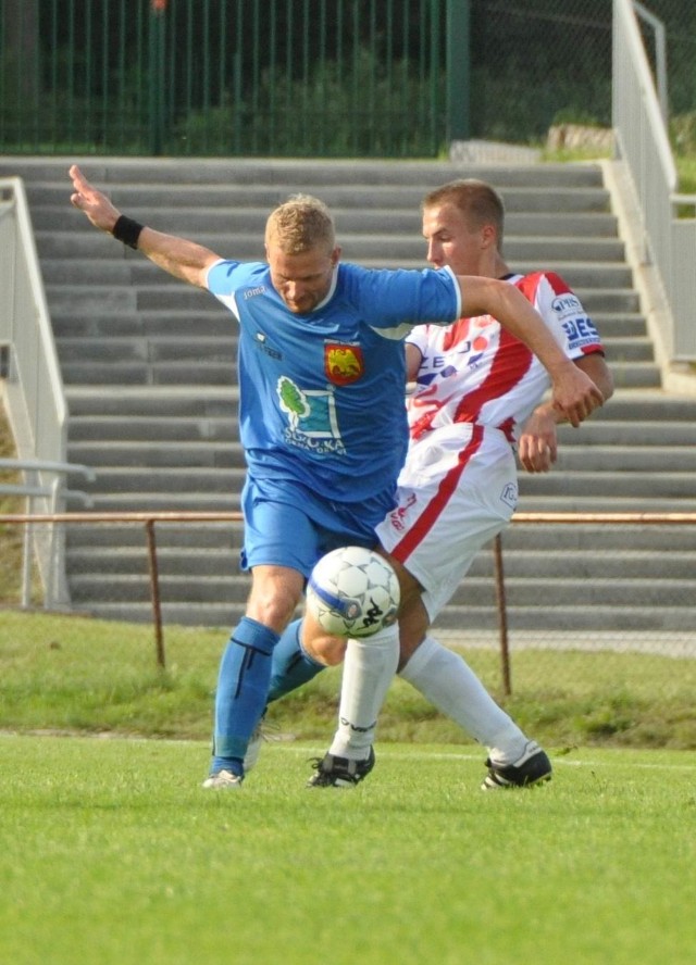 Mariusz Dzienis ma największe doświadczenie z piłkarzy Sokoła