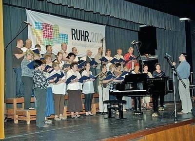 Chór ze Strumian uczestniczył w niemieckim projekcie "Dayof song" FOT. ARCHIWUM ZESPOŁU