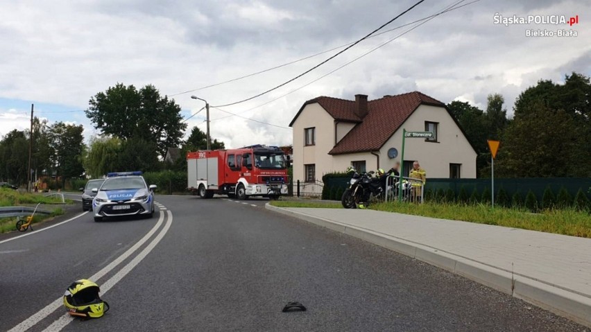 Do wypadku motocyklisty doszło na ul. Krakowskiej w...